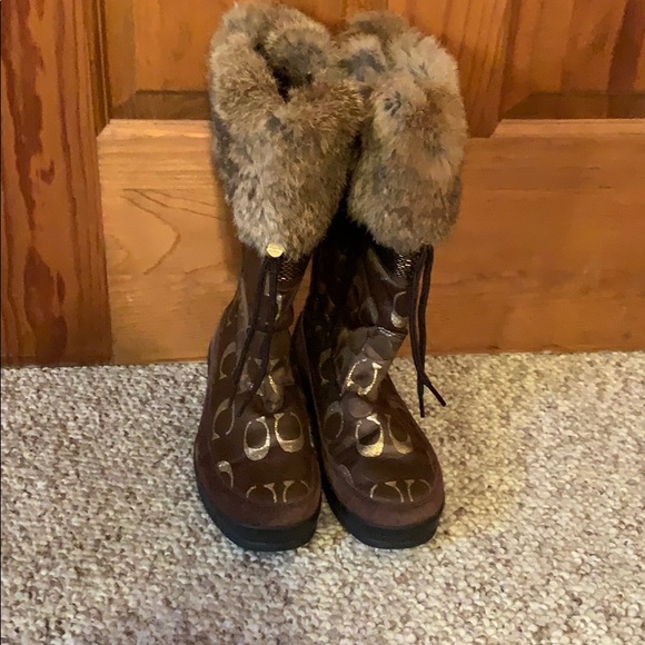 Coach winter boots - Picture 1 of 4